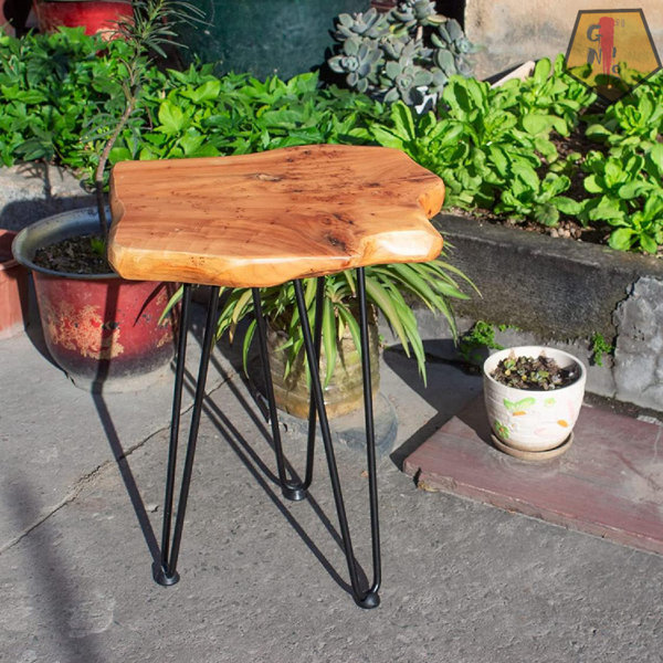 Union Rustic Havery Solid Wood 3 Legs End Table Wayfair Canada